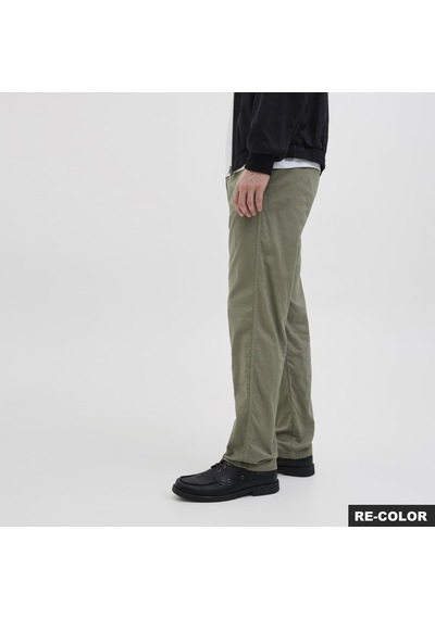 Jack & Jones Erkek Keten Karisimli Rahat Kesim Pantolon - Kane - 12274977 Deep Lichen Green