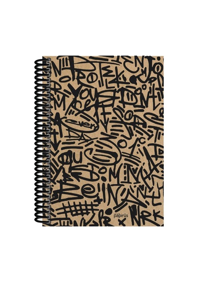 Papirüs Kraft Sert Kapak Defter 100yp 17x24cm Çizgili Standart