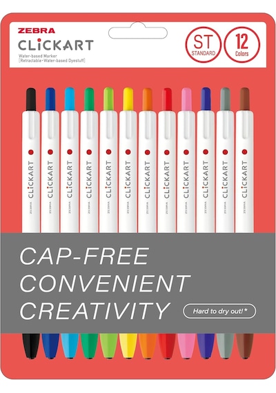 Zebra Clıckart Market Pen St 12 Lı Set