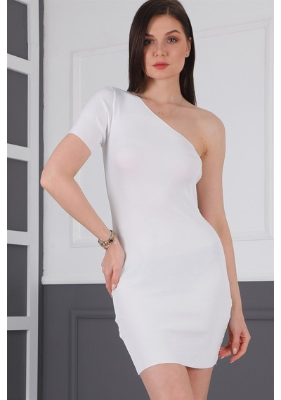 Z2015 Dewberry Bayan Elbise-beyaz Beyaz