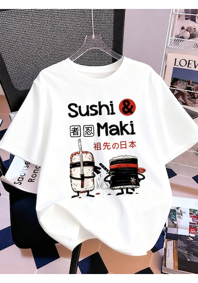 Noıssey Urban Pop Graphic Kadın Tişört Koleksiyonukod 5384 Beyaz