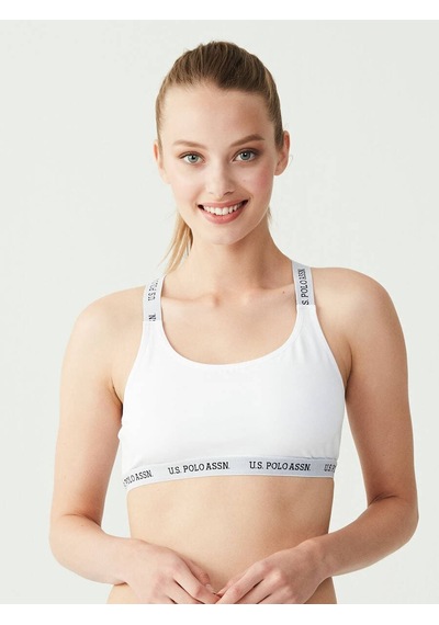 U.s. Polo Assn. Çapraz Askılı Büstiyer BEYAZ