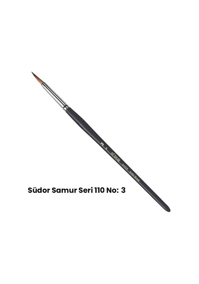 Südor 110 Seri Yuvarlak Uçlu Fırça No 3
