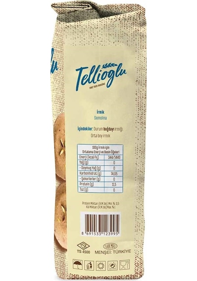 Tellioğlu İrmik Semolina 1 KG