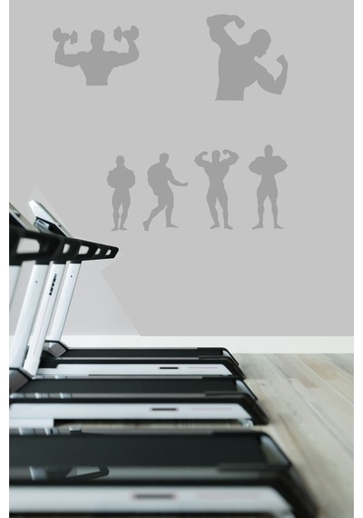 Spor Salonu Dekoratif Duvar Sticker. (30 Cm 1 Adet)