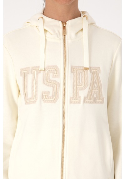 U.s. Polo Assn. Kadın Sweatshirt 50307769-vr256 İnci