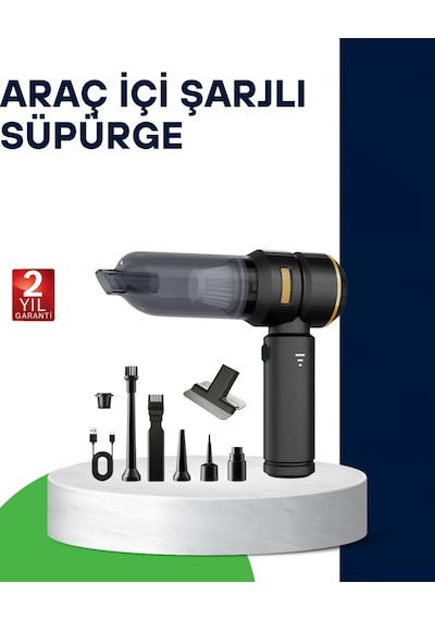 Gld-spt- Kablosuz Şarjlı Araç İçi Ve Küçük Alanlar İçin Güçlü Vakumlu Süpürge