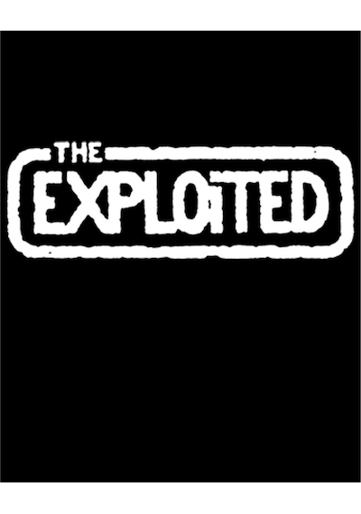 Zepplin Giyim The Exploited Logo Büyük Sırt Patch Yama