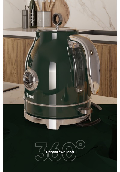 Fressi FR-KT05 1.7 L Isı Göstergeli Retro Kettle
