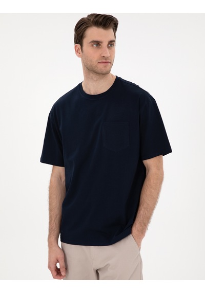 Pierre Cardin Erkek Lacivert Tişört Basic 50306991-vr033 Lacivert