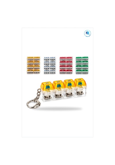 Işıklı Klavye Anahtarlık Mekanik Switch Tasarımı Anahtar Düzenley
