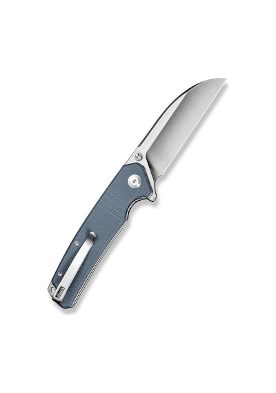Sencut Awassi Flipper & Thumb Stud Knife Blue G10 Handle Kamp Çakı Mavi