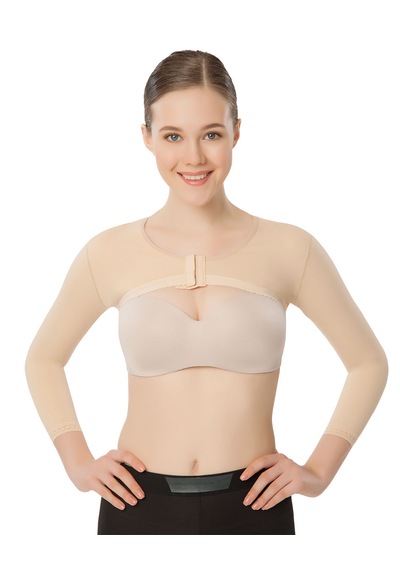 Variteks 229 Önden Agraflı Kol Liposuction Korse Bej