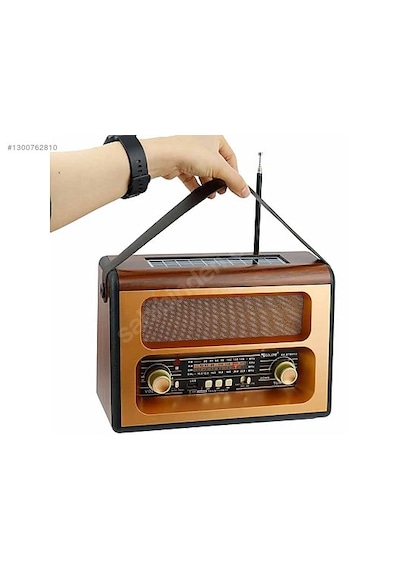 Golon Rx-bt88sq Bluetooth Usb Nostaljik Şarjlı Radyo Güneş Enerjili - Sencan Sound