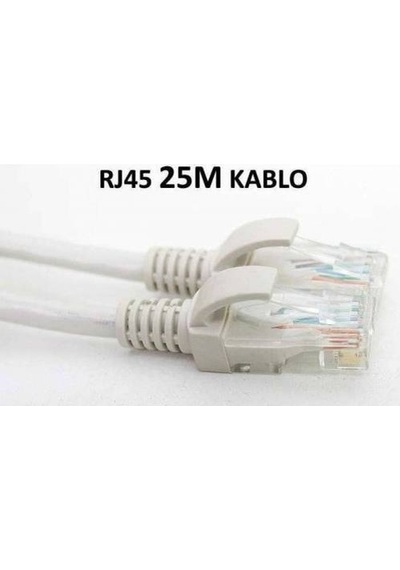 Ethernet Rj45 25 Metre Adsl Internet Kablosu