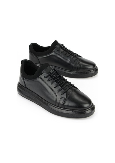 Ziya Erkek Hakiki Deri Sneaker 161423z79 Siyah 161423z79 000 40