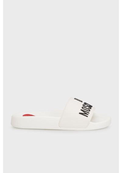 Love Moschino Bayan Terlik Ja28052g1mı14100 Beyaz Beyaz