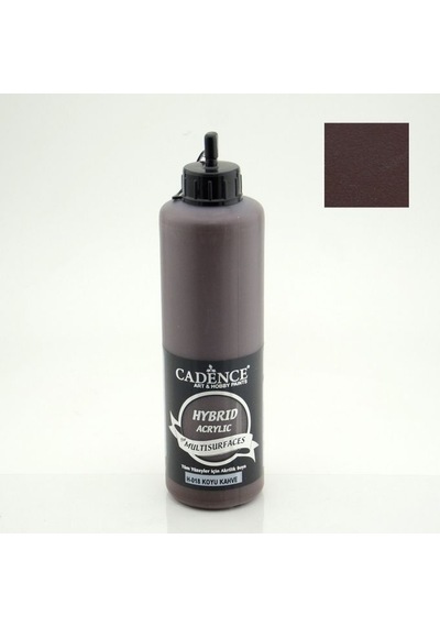 Cadence Hybrid Multisurfaces Akrilik Boya 500Ml H018 Koyu Kahve