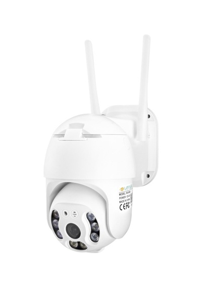 Wi-fi Speed Dome Ip Kamera 2 Mp Pan Tilt 8 Led Icsee Beyaz Rx-88aı Altın - Gri