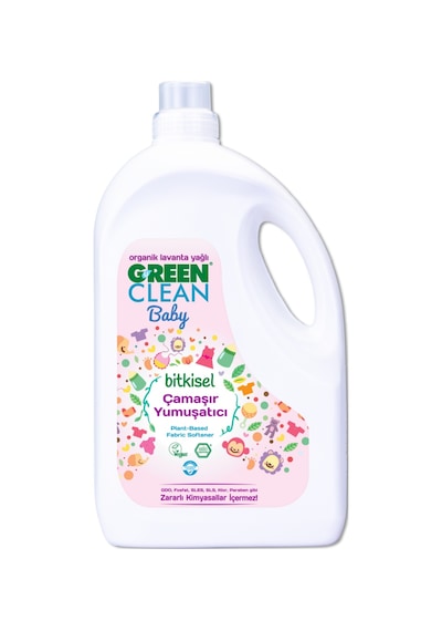 U Green Clean Baby Organik Lavanta Yağlı Bitkisel Çamaşır Yumuşatıcı 2 x 2750 ML