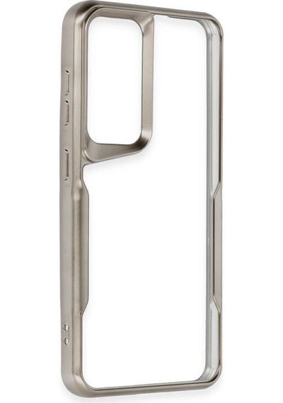 Newface - 763 - Samsung Galaxy Uyumlu S24 Kılıf Boyi Silikon Kapak - - Csmo-tex - Titan Gri