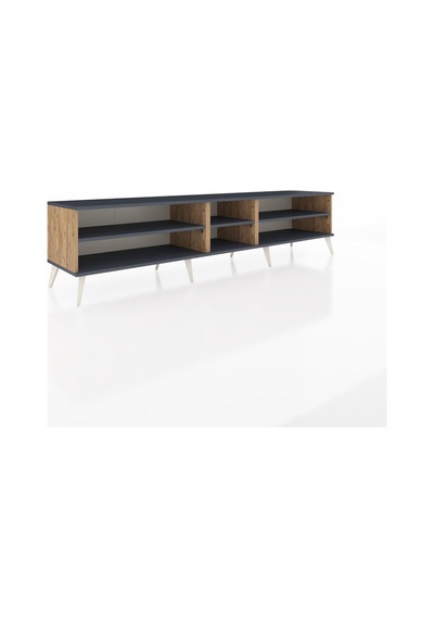 Hyperion Tv Ünitesi 3 Raflı 220x44x51 Çam-antrasit Antrasıt/antrasıt - Atlas Çam Hyperion Tv Ünitesi 3 Raflı 220x44x51 Çam-antrasit Antrasıt/antrasıt - Atlas Çam