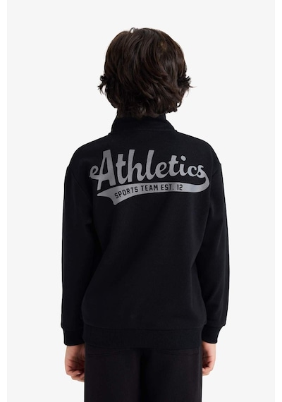 Defacto Erkek Çocuk Yarım Fermuarlı Dik Yaka Sırt Baskılı Sweatshirt G8370a825cwbk81 Siyah-bk81 Defacto Erkek Çocuk Yarım Fermuarlı Dik Yaka Sırt Baskılı Sweatshirt G8370a825cwbk81 Siyah-bk81