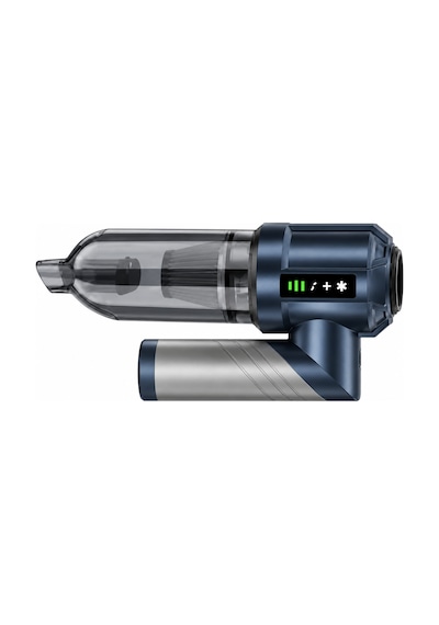 Auhma Ahv-06 22.000pa 6000mah Kablosuz Araç Süpürgesi Brushless Motor Katlanabilir Üfleme Çekme 3 Kademeli Gri-mavi