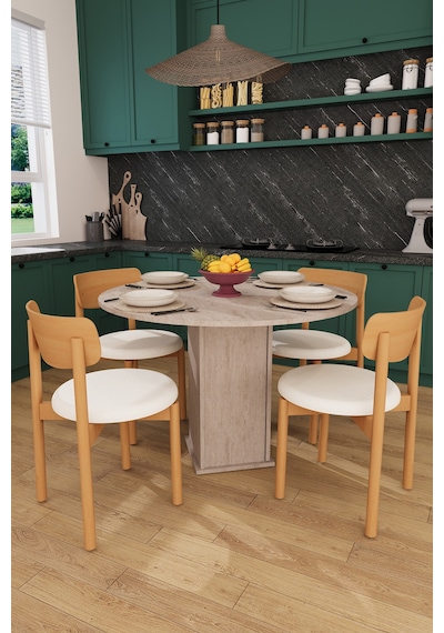 Modern Dolaplı 4 Kişilik Mutfak Yemek Masası Ve Sandalye %100 Mdf Mutfak Yemek Odası Masası Takımı Ymt04 Sidon Modern Dolaplı 4 Kişilik Mutfak Yemek Masası Ve Sandalye %100 Mdf Mutfak Yemek Odası Masası Takımı Ymt04 Sidon