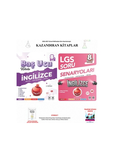 Nartest 8. Sınıf İngilizce Konu Ve Soru 2 Kitap Seti
