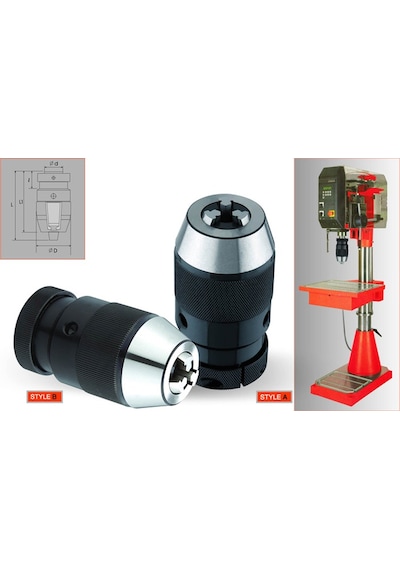 San Ou Gfb Ayaklı Sütunlu Matkap Mandren 13 MM - B16 1 Adet