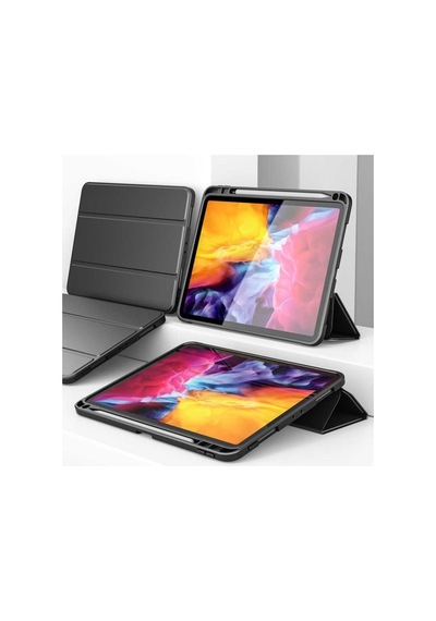 Apple Uyumlu iPad  7 . Nesil 10.2 Kılıf Wlons Kalem Bölmeli Case A2197 A21