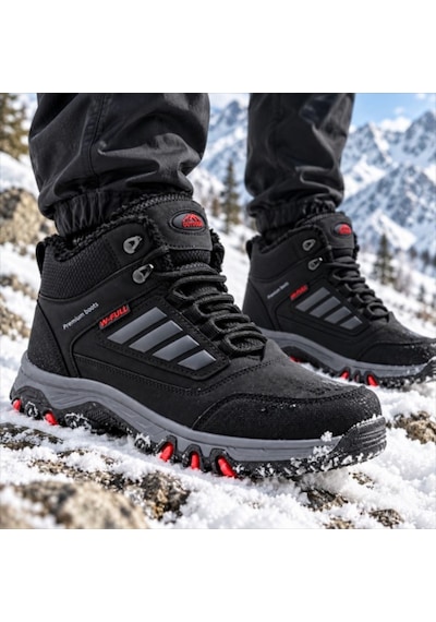 Wanderfull Outdoor Trekkıng Siyah Kırmızı 36-40 Gri - Siyah - Kırmızı