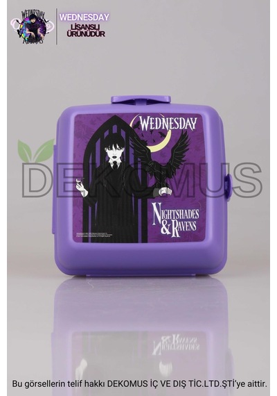 Lisanslı Wednesday 2 Katlı Beslenme Kutusu / Lunch Box