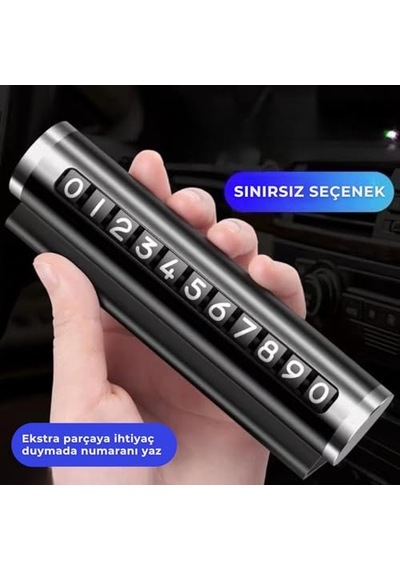 Oto Telefon Numarası Araç Içi Telefon Numaratör Ön Cam Numarası
