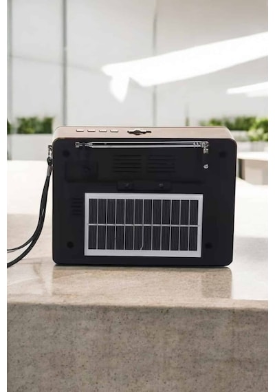 Astraltech Nostaljik Tasarım Bluetooth Radyo 18650 Şarjlı