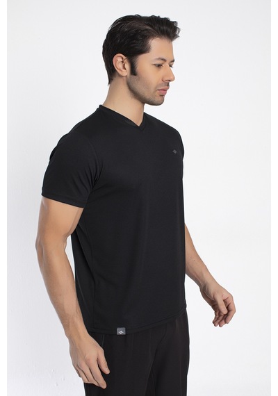 Crozwise 7136-10 Kare Petekli V Yaka Erkek Spor T-Shirt