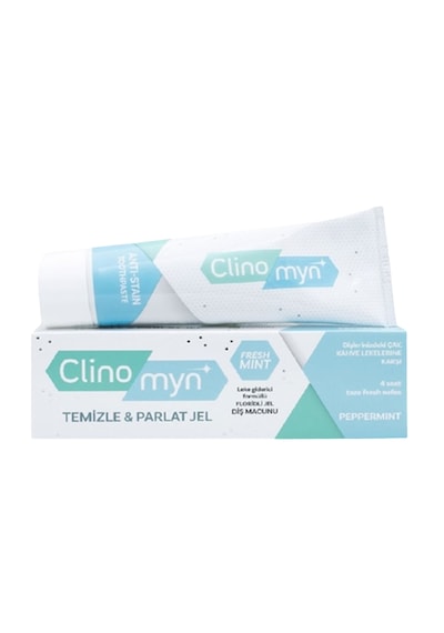 Clinomyn Temizle & Parlat Jel Diş Macunu 2 x 75 ML