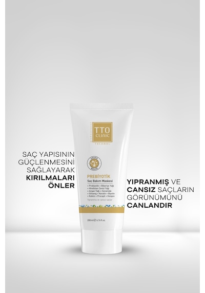 Tto Clinic Prebiyotik Dökülme Önleyici Saç Bakım Maskesi