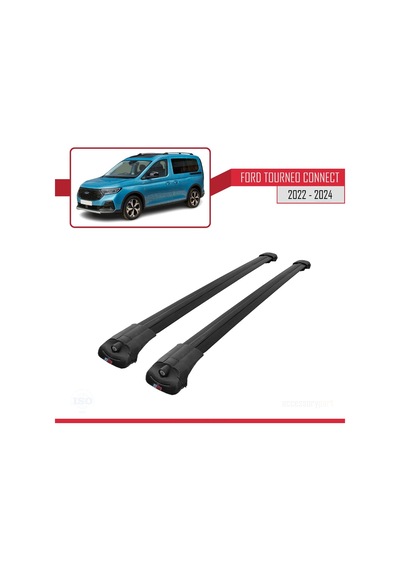 Ford Turneo Connect 2022 Ve Sonrası İle Uyumlu Ace-1 Ara Atkı Tavan Barı Siyah