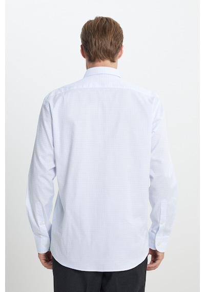 Ac&Co / Altınyıldız Classics Erkek Mavı Beyaz %100 Pamuk Comfort Fit Rahat Kesim Gizli Düğmeli Yaka Kareli Gömlek Ac&Co / Altınyıldız Classics Erkek Mavı Beyaz %100 Pamuk Comfort Fit Rahat Kesim Gizli Düğmeli Yaka Kareli Gömlek