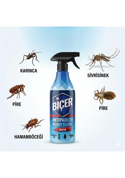 Haşere Öldürücü Biçer Antipaulum Sprey 500 Ml "karınca , Sivrisinek , Hamamböceği