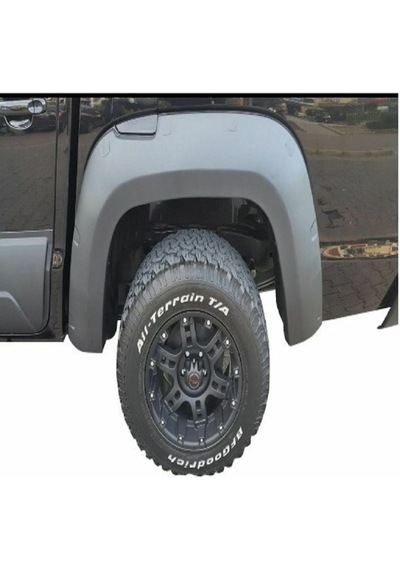 Volkswagen Amarok Çamurluk Kaplama Civatasız 4.58cm Dodik Seti  2