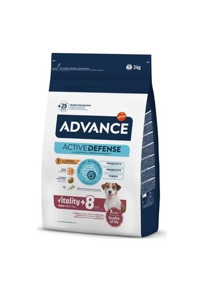 Advance Mini Senior Küçük Irk Yaşlı Köpek Maması 3 Kg