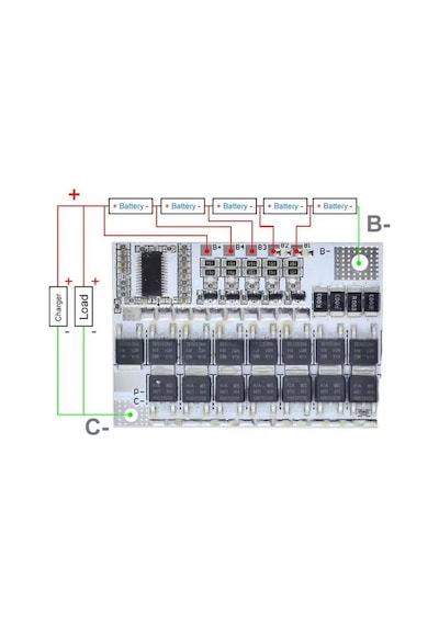 Qrp Li-ıon Hücreler İçin 5s/100a Bms Denetleyici - 21v 18650, 26650 214365272