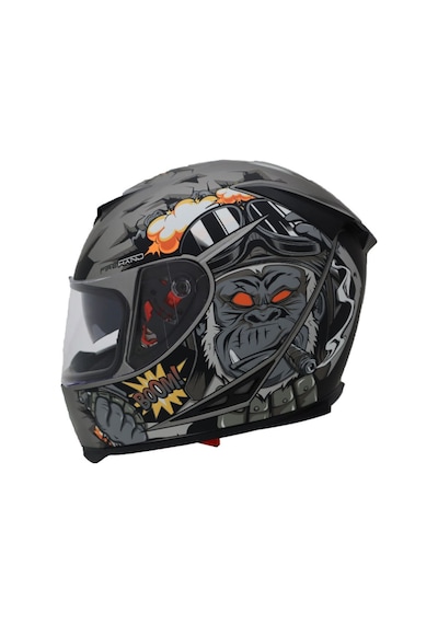 Cox Güneş Vizörlü Kapalı Kask Sr-F Boom Mat
