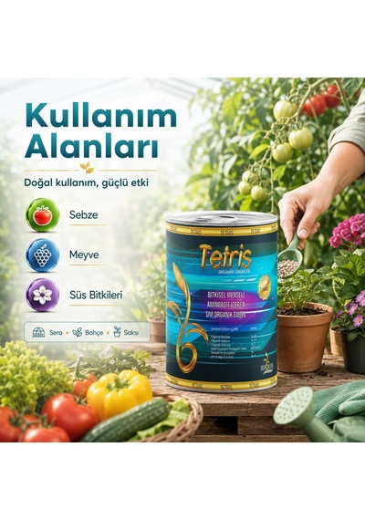 Tetris Bitkisel Amino Asit İçeren Sıvı Organik Gübre 5 Litre 5 L