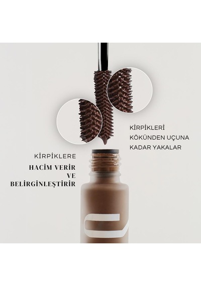 Baims Eyecatching Vegan Doğal Maskara Kahverengi