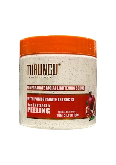 Turuncu Scrub Yüz Temizleme Peeling 500 Ml Nar Ekstratlı