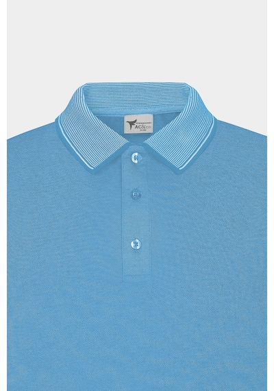 Ac&Co / Altınyıldız Classics 4A4820200047Sabm Düğmeli Polo Yaka Cepsiz Slim Fit Erkek Tişört Saks Mavisi - Beyaz Saks Mavi Ac&Co / Altınyıldız Classics 4A4820200047Sabm Düğmeli Polo Yaka Cepsiz Slim Fit Erkek Tişört Saks Mavisi - Beyaz Saks Mavi
